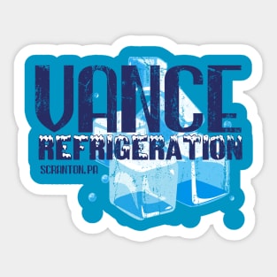 Vance Refrigeration, distressed Sticker